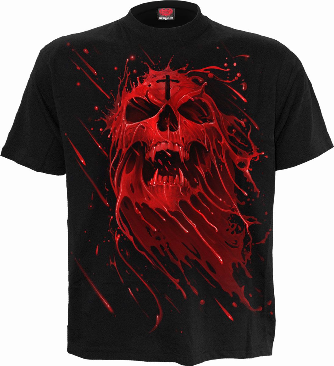 Spiral - PURE BLOOD Mens T-shirt - Black